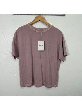 Everlane Organic Cotton Garment-Dyed T-Shirt In Dusty Rose - Small